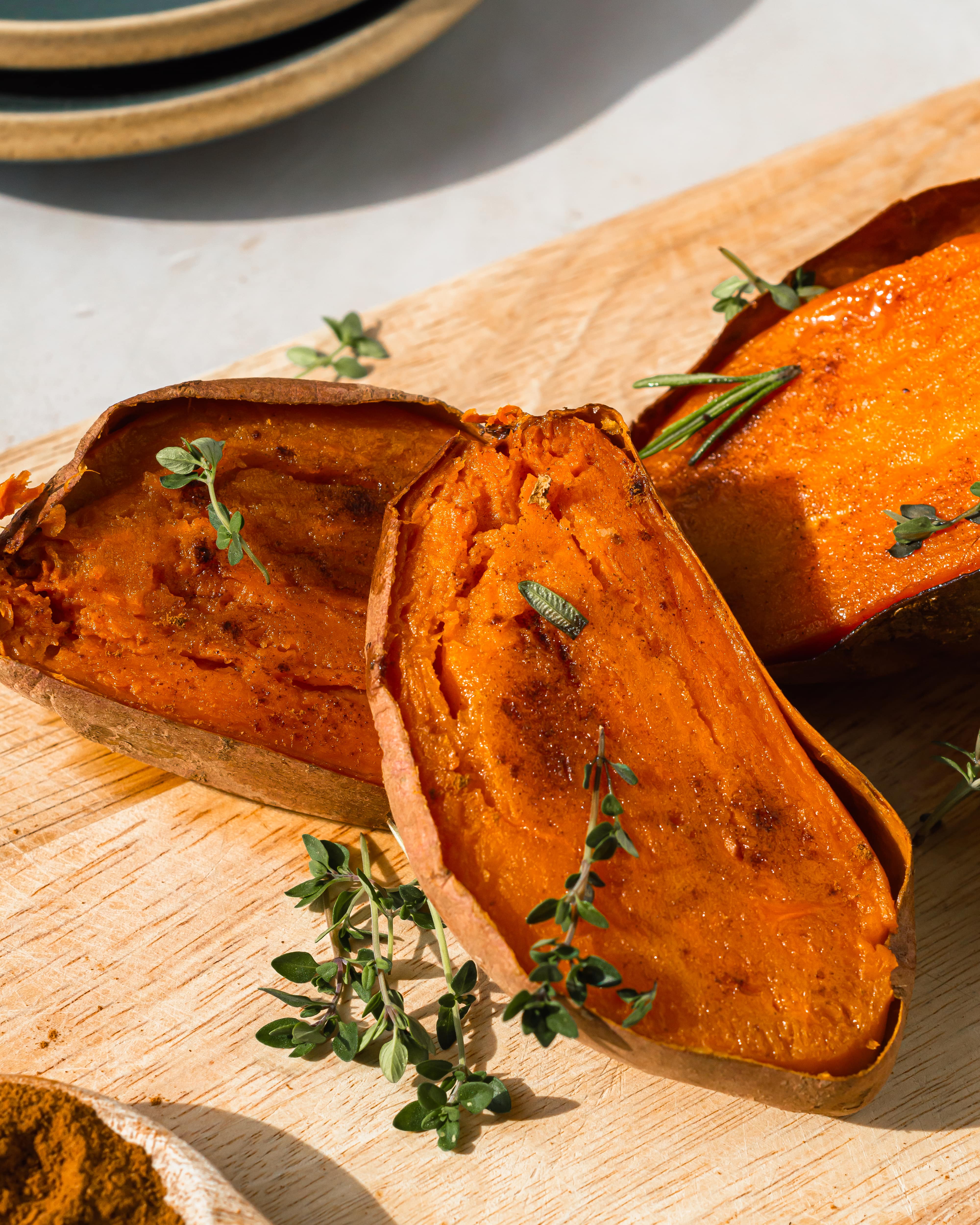 Perfectly Roasted Sweet Potatoes