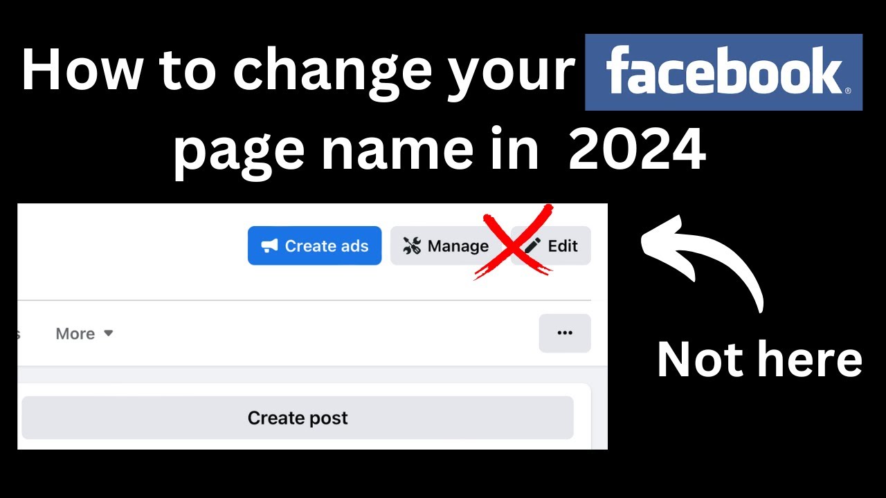 How to change my Facebook name