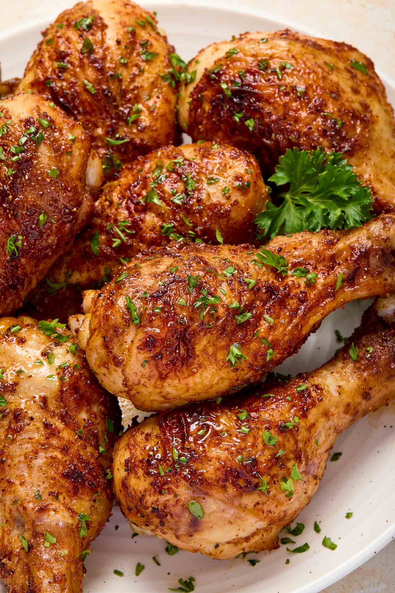 Air frying chicken drumsticks